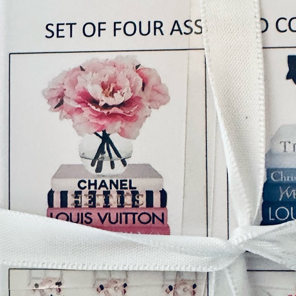 Amanda Greenwood Luxury Ceramic Coasters – Set of 4 Designer Chic Prints NWT - Picture 6 of 15